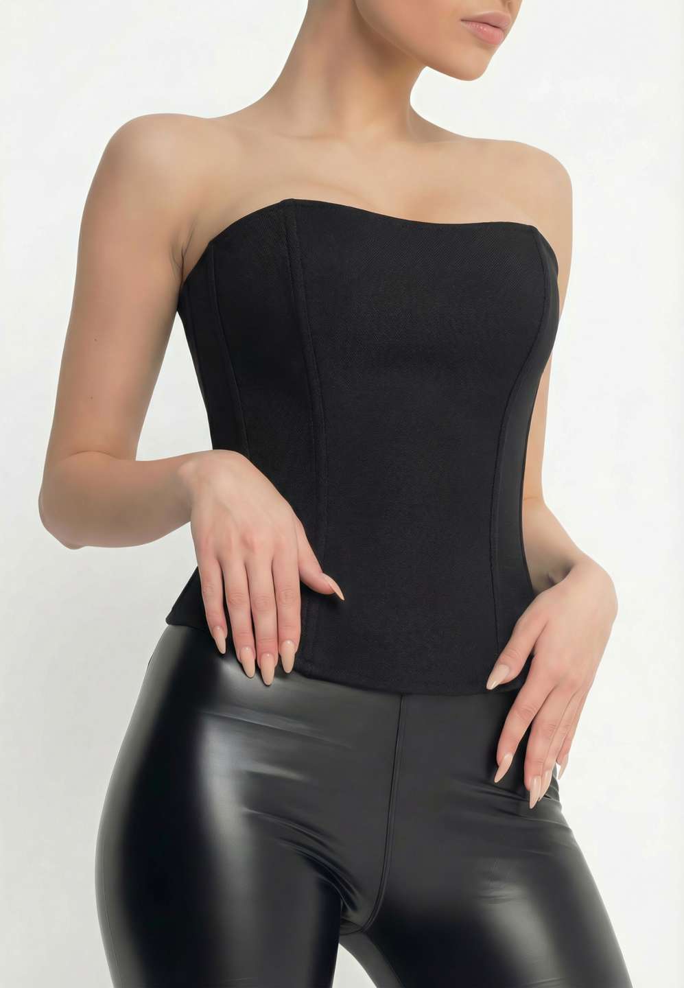 Корсет топ Барби вечерний женский черный